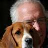 George with Archie the spaniel