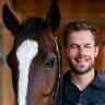 James with Max the gelding